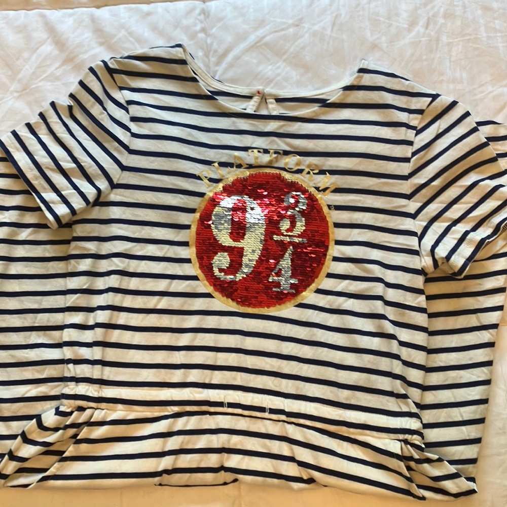 Harry Potter dress by Mini Boden. Flip sequins. Size 11-12 (girls).